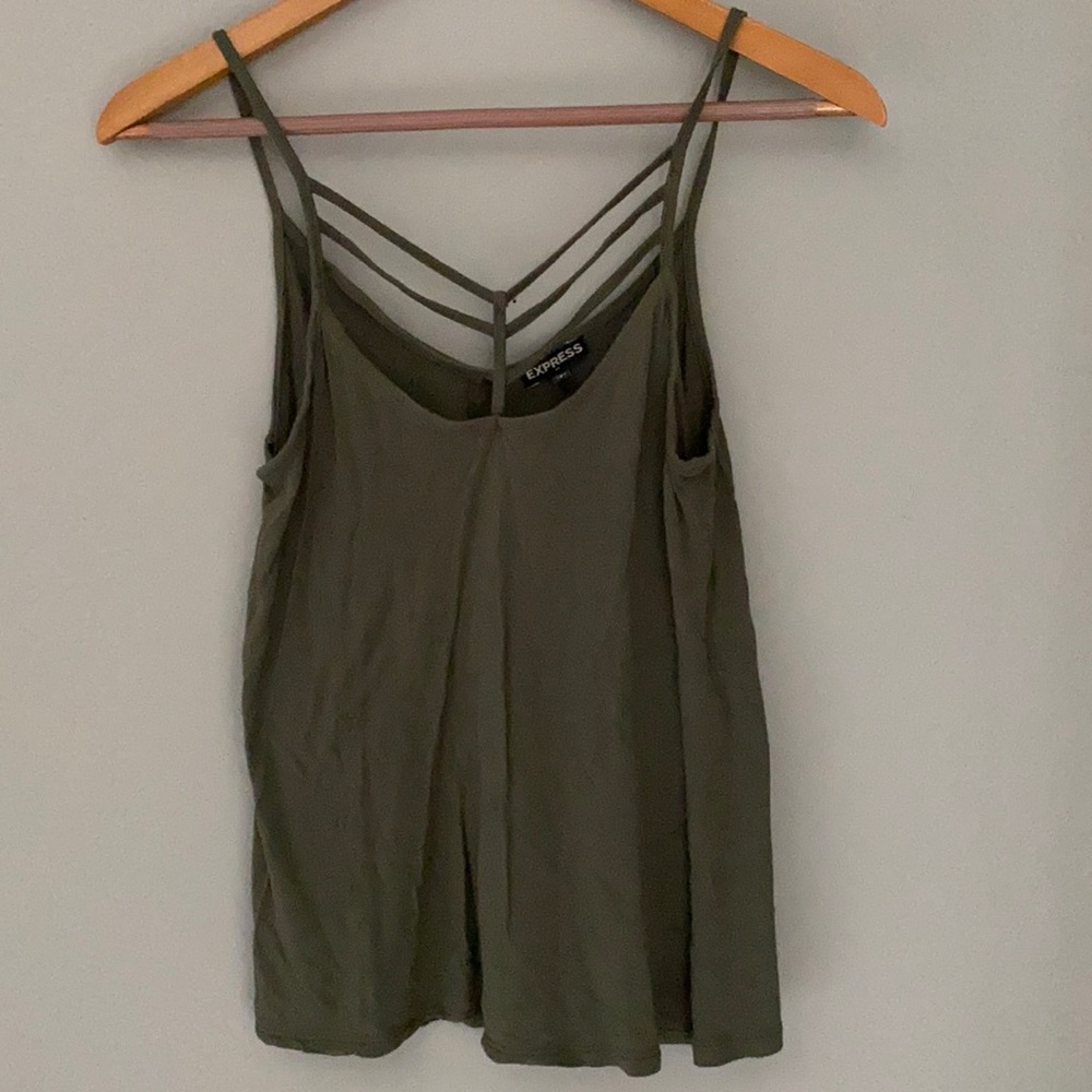 Green cut out tank